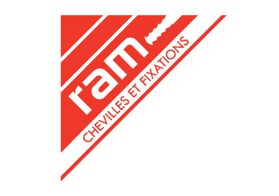 Logo RAM - Entreprise de fabrication de chevilles et fixations - Client GBNB