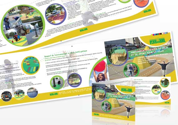 Brochure Elastisol - Aménageur d'espace de jeux et de sport pour la ville - Client GBNB