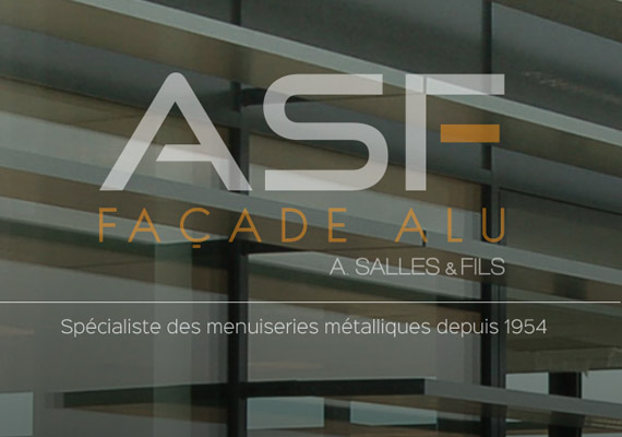 Site internet ASF - Entreprise de conception de menuiseries métalliques